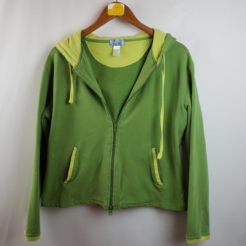 Non-Fiction Womens Long Sleeve Zip Front Hoodie